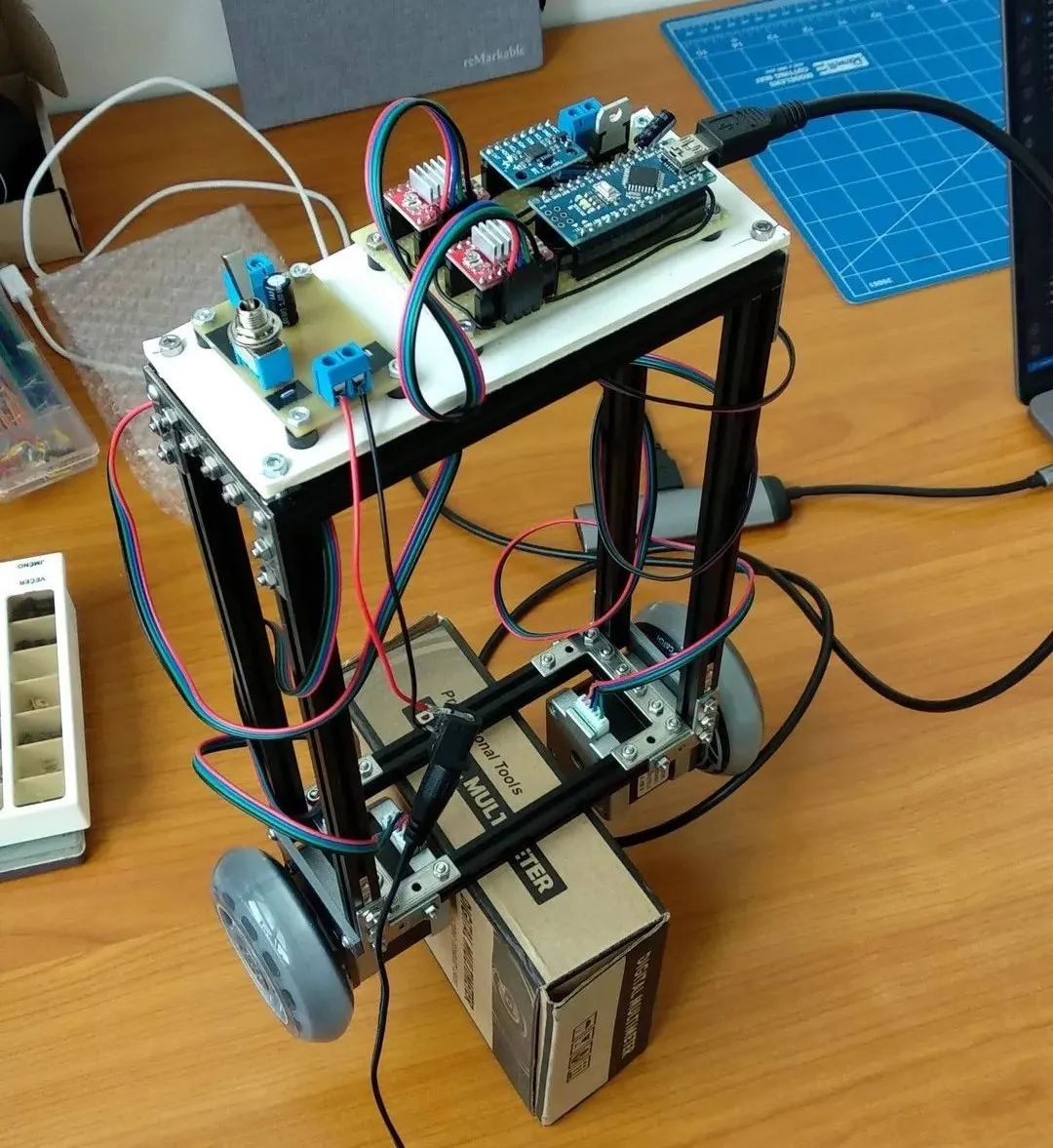 DIY Self-Balancing Robot with Arduino Nano and Stepper Motors