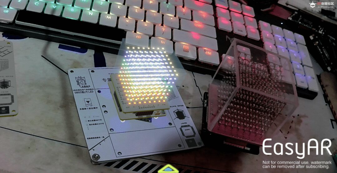 Creating a Mini Light Cube Using ESP32 and STC51 Chips