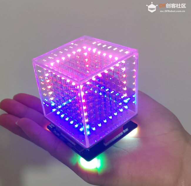 Creating a Mini Light Cube Using ESP32 and STC51 Chips