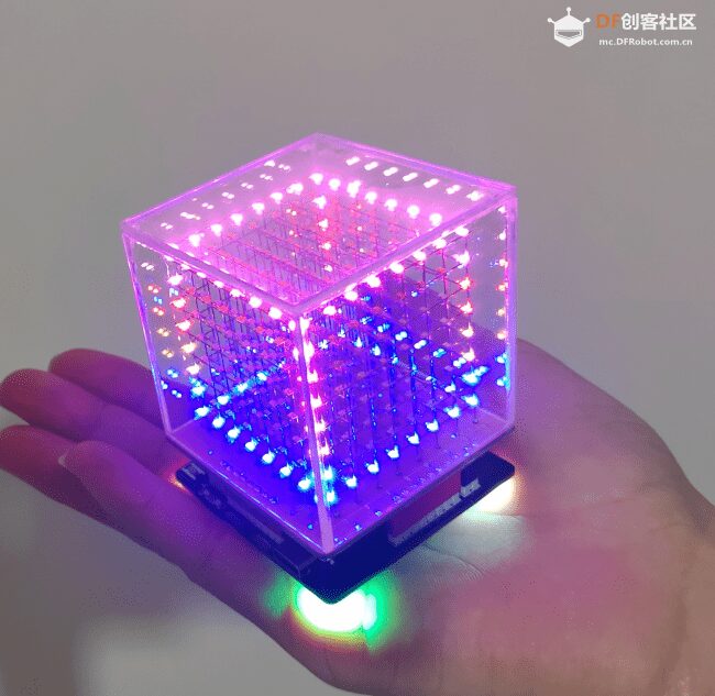 Creating a Mini Light Cube Using ESP32 and STC51 Chips