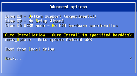 Installing Android-x86-9.0-r2 on VMware