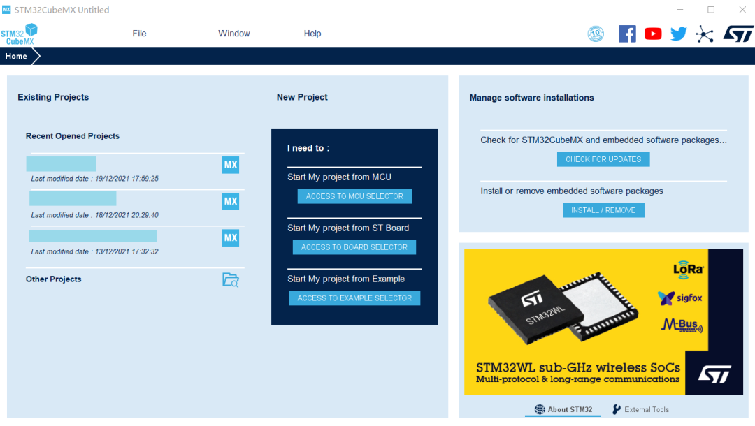 Running Neural Network Algorithms on STM32 Microcontrollers