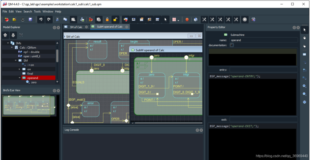 State Machine Operations in Embedded Software Architecture Design