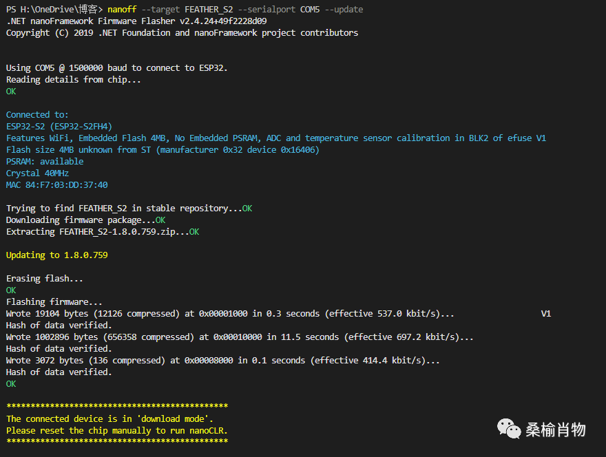 Getting Started with .NET nanoFramework Development for ESP32-Pico Applications