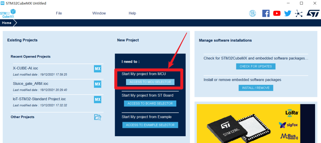 Running Neural Network Algorithms on STM32 Microcontrollers