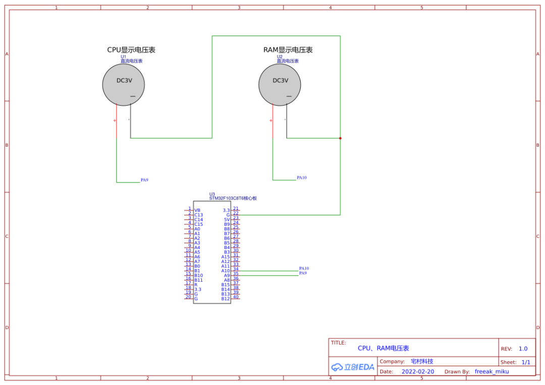 Computer Status Display Instrument Based on STM32